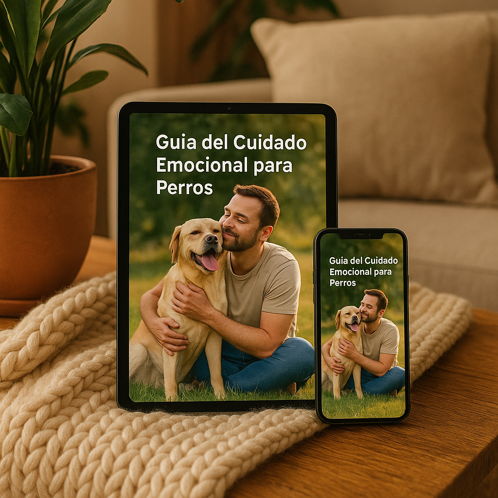 eBook Corazón Canino de Big Green — guía natural para fortalecer el vínculo con tu perro, mejorar su bienestar físico y emocional, y acompañarlo con amor, hábitos conscientes y cuidados naturales.