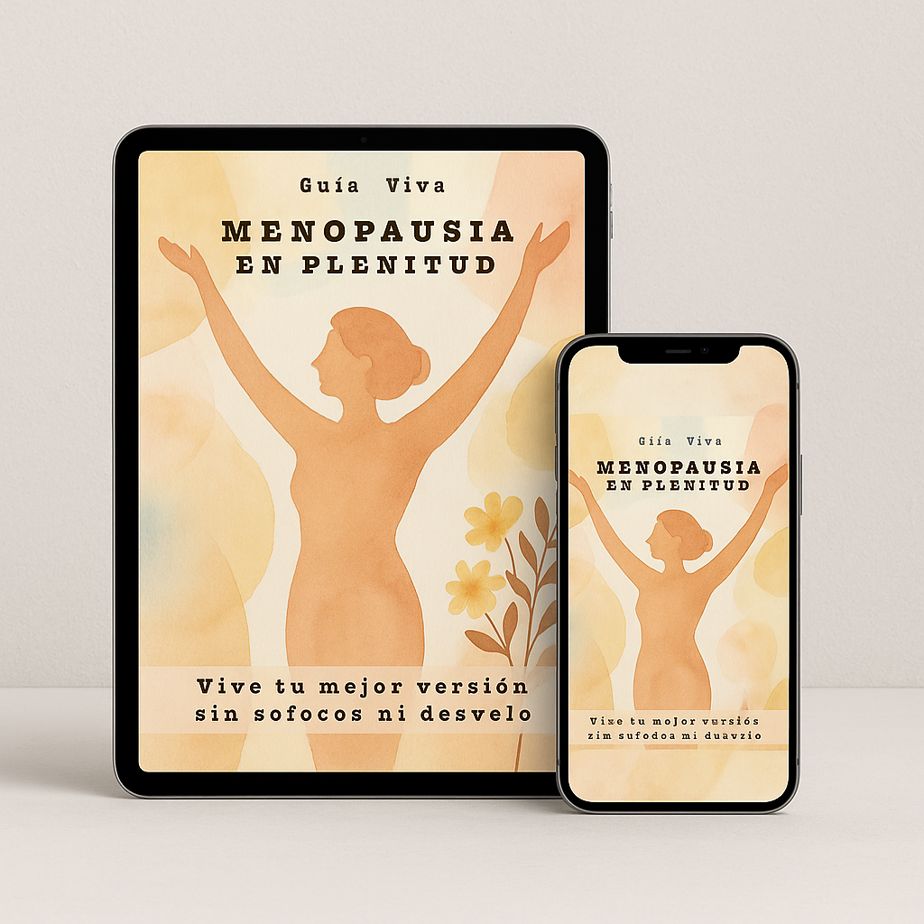 eBook Menopausia en Plenitud de Big Green — guía natural para acompañar el bienestar físico y emocional durante la menopausia, con consejos prácticos, hábitos saludables y enfoque integral.