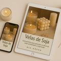 eBook para hacer velas de soja de Big Green — guía completa paso a paso para aprender a elaborar velas artesanales naturales en casa, ideal para principiantes y emprendedores.